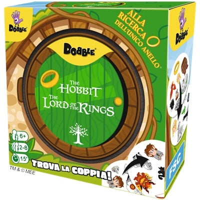 ASMODEE - Dobble Il Signore Degli Anelli (Eco-Sleeve) Asmodee
