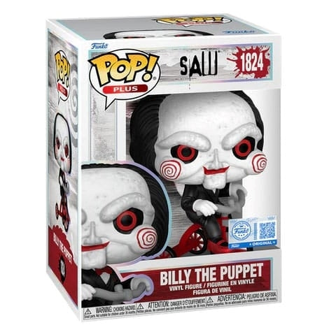 FUNKO POP Saw (L'enigmista) - 1824 Billy The Puppet On Tricicle (Exclusive) 9 cm Funko