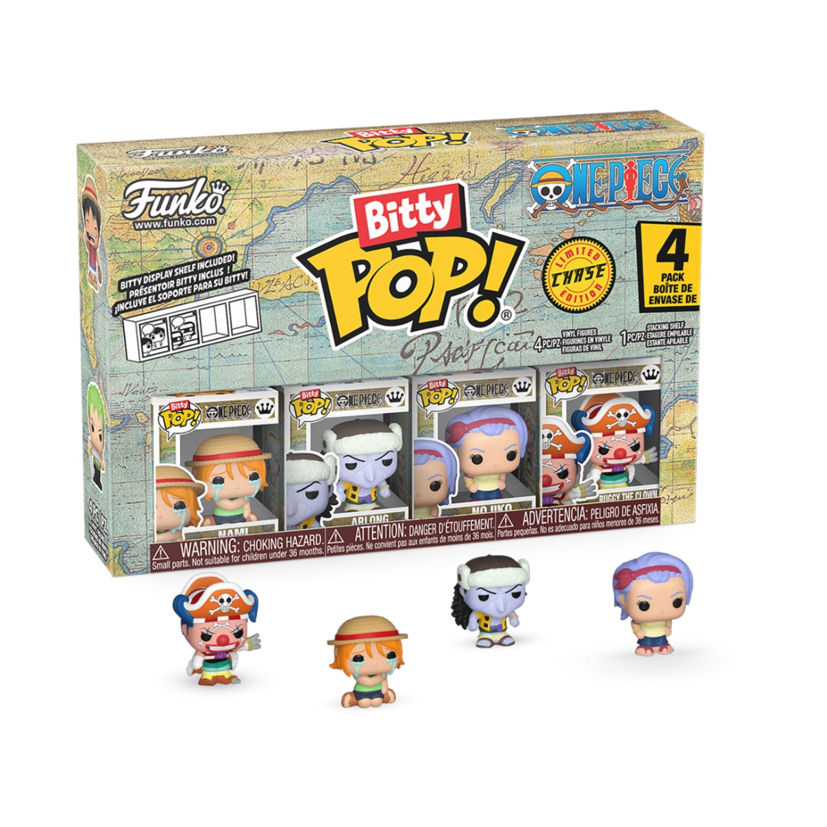 FUNKO Bitty POP: One Piece- Nami 4pk - Disponibile in 2/3 giorni lavorativi Funko