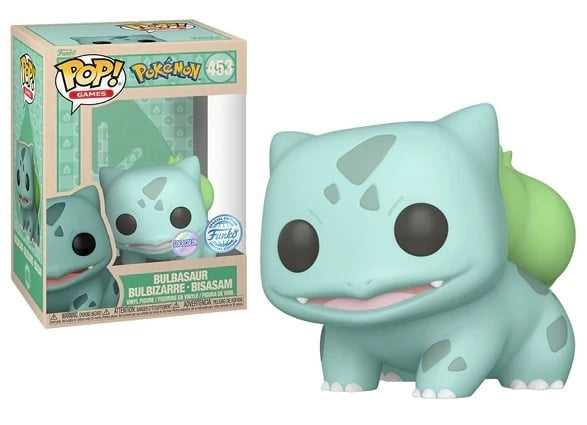 FUNKO POP Pokemon - 453 Bulbasaur (Soft Color) (Exclusive) 9 cm - Disponibile in 2/3 giorni lavorativi Funko