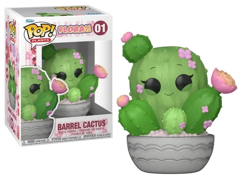 FUNKO POP Plants: Flora - 01 Barrel Cactus 9cm - Disponibile in 2/3 giorni lavorativi Funko