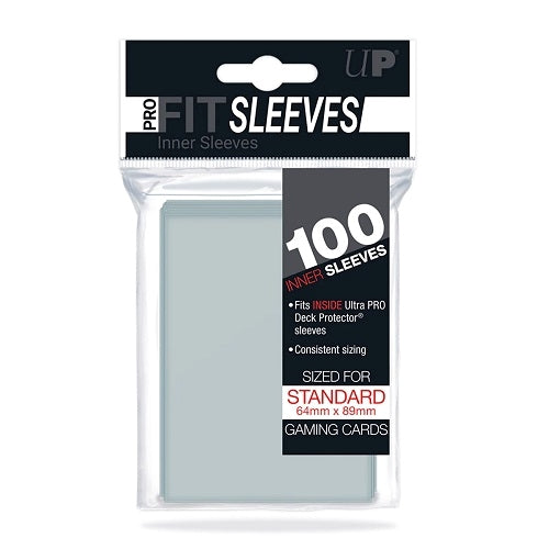 ULTRA PRO - 100 Bustine Standard Pro Fit Clear - Disponibile in 2/3 giorni lavorativi Ultra Pro