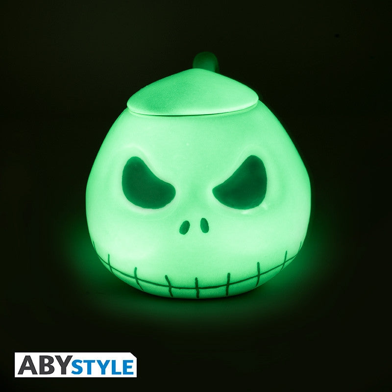 ABYSTYLE DISNEY: NIGHTMARE BEFORE CHRISTMAS - Tazza 3D: "Jack Glow" (si illumina al buio) - Disponibile in 2/3 giorni lavorativi Abystyle