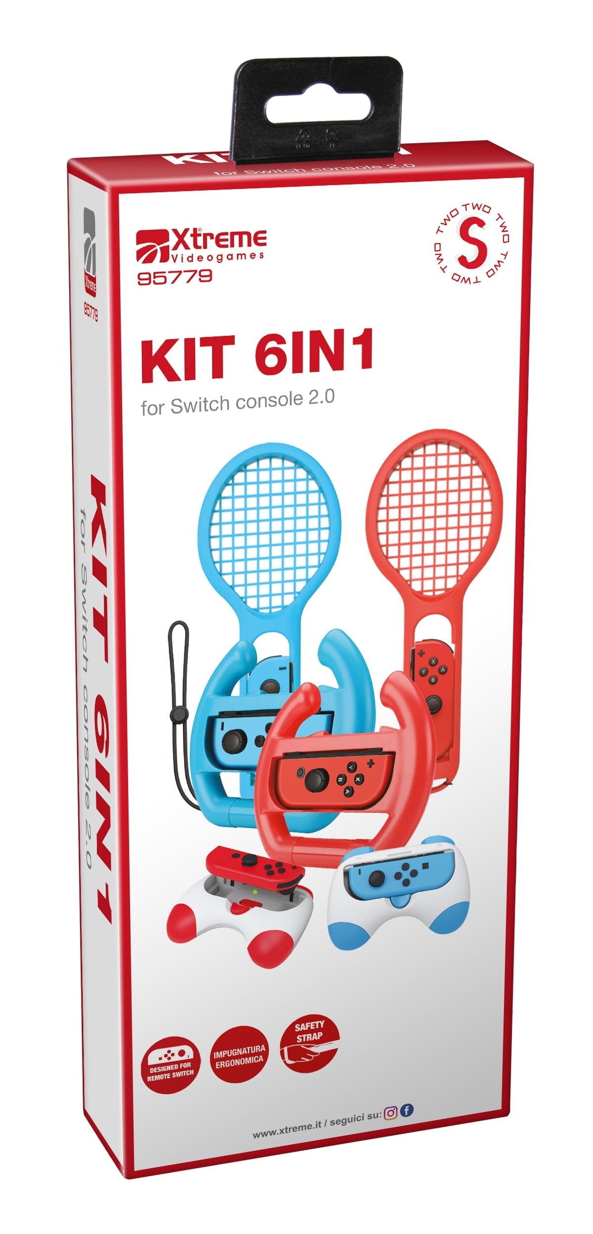 XTREME switch 2 kit plastiche 6 in 1 Xtreme