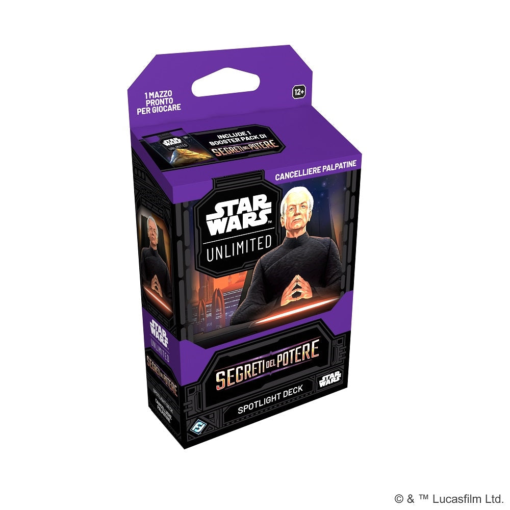 ASMODEE - STAR WARS UNLIMITED - SEGRETI DEL POTERE - DECK: PALPATINE - ITA Asmodee