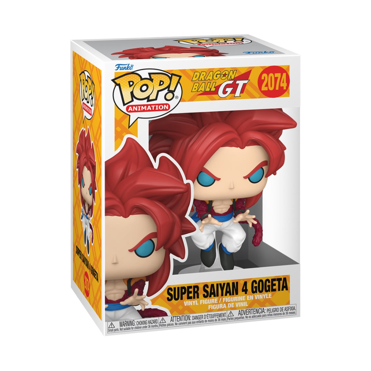 FUNKO POP Animation: Dragon BallGT- SS4 Gogeta w/Chase (Glow) 9 cm Funko