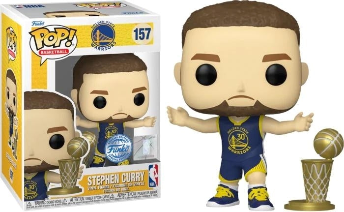 FUNKO POP Nba: Golden State Warriors - 157 Stephen Curry (Exclusive) 9cm - Disponibile in 2/3 giorni lavorativi Funko