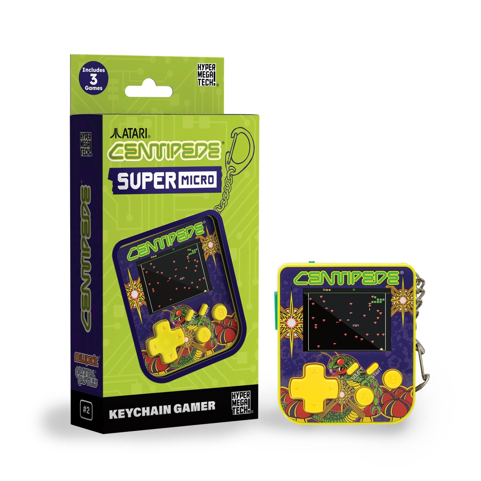 BLAZE Super Micro - Centipede Keychain Gamer GED