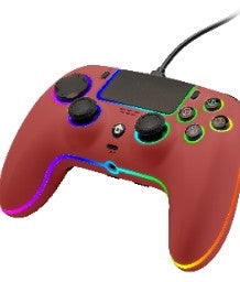 QUBICK WIRED CONTROLLER RGB RED (PS5) GED