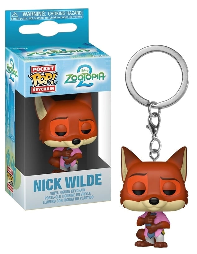 FUNKO POP Keychain Disney: Zootropolis 2 - Nick Wilde - Disponibile in 2/3 giorni lavorativi Funko