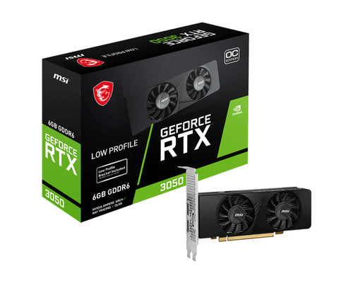 MSI GeForce RTX 3050 LP 6G OC - Grafikkarten MSI