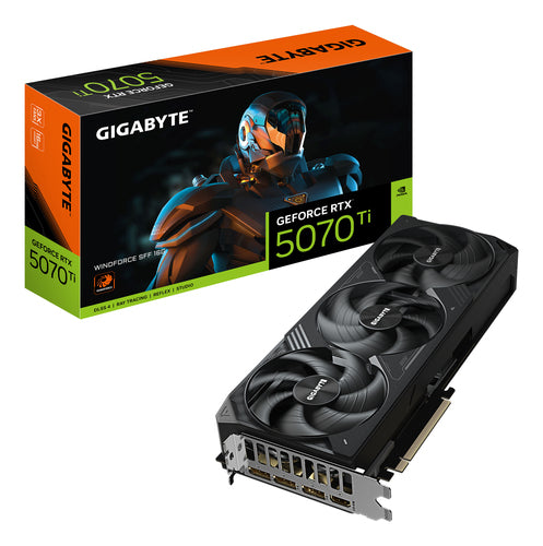 Scheda video GPU Gigabyte GeForce RTX 5070 Ti WINDFORCE SFF 16G - Consegna gratuita in circa 7 giorni lavorativi Gigabyte