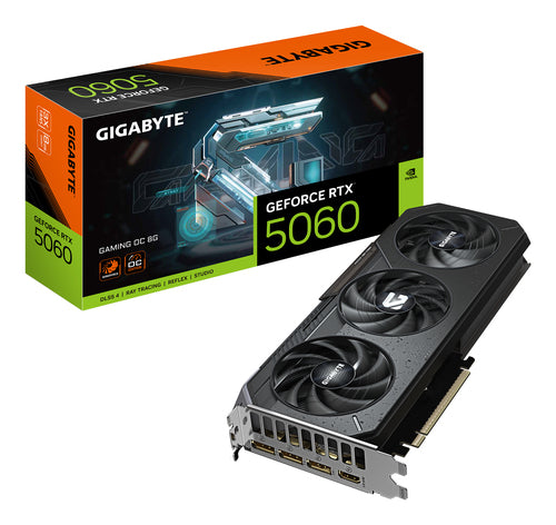 Scheda video GPU Gigabyte GeForce RTX 5060 GAMING OC 8G - Consegna gratuita in circa 7 giorni lavorativi Gigabyte
