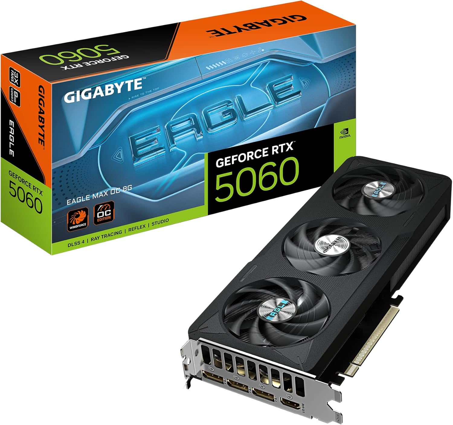 Scheda video GPU Gigabyte EAGLE MAX - OC Edition - Consegna gratuita in circa 7 giorni lavorativi Gigabyte