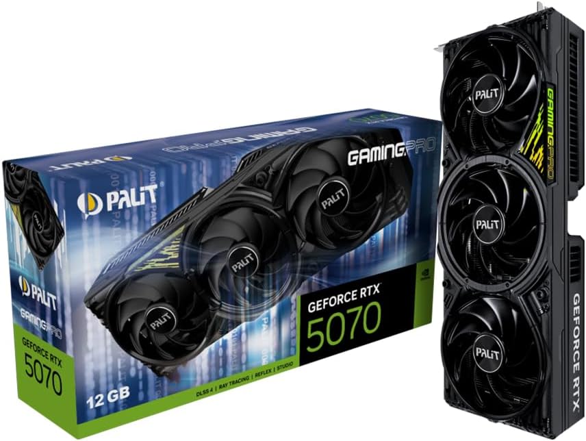 Scheda video GPU Palit GeForce RTX 5070 GamingPro - Consegna gratuita in circa 7 giorni lavorativi Palit
