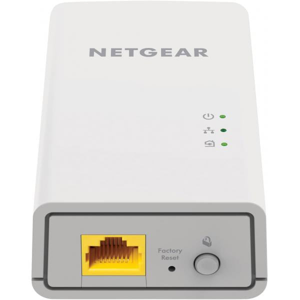 NETGEAR POWERLINE 1000 + WIFI CONFEZIONE 2 x ADATTATORE ETHERNET RETE ELETTRICA WI-FI 1 PORTA LAN RJ-45 GIGABIT ETHERNET COLORE BIANCO - Disponibile in 3-4 giorni lavorativi Netgear