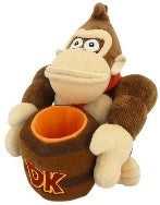 Nintendo Together+ - Peluche Super Mario - Donkey Kong with Barrel 21cm - Disponibile in 2/3 giorni lavorativi Together+