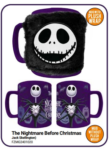 PYRAMID NIGHTMARE CHRISTMAS FUZZY MUG - JACK - Disponibile in 2/3 giorni lavorativi Pyramid