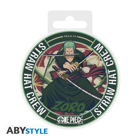 ABYSTYLE ONE PIECE - Sottobicchiere in ceramica: "Zoro - Disponibile in 2/3 giorni lavorativi Abystyle
