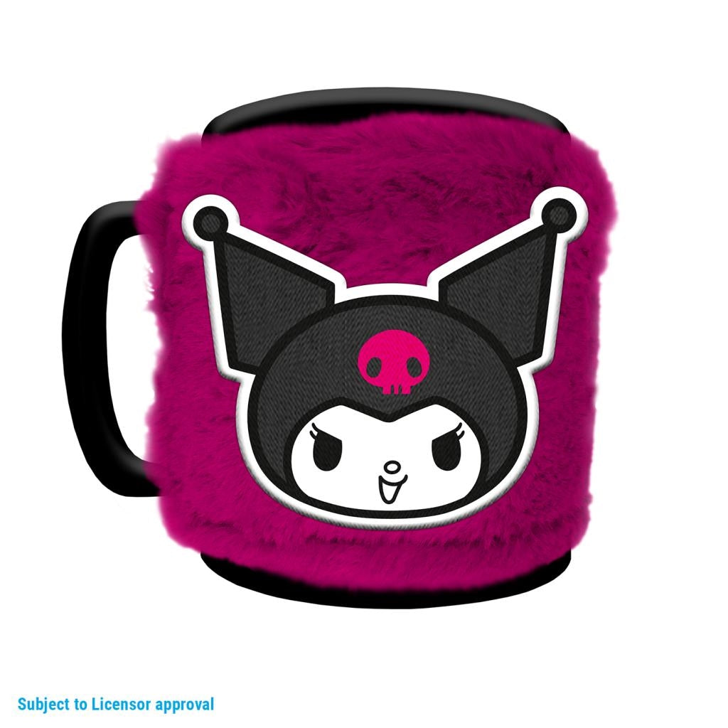 PYRAMID - KUROMI (CHEEKY PUNKY) FUZZY MUG - Disponibile in 2/3 giorni lavorativi Paladone