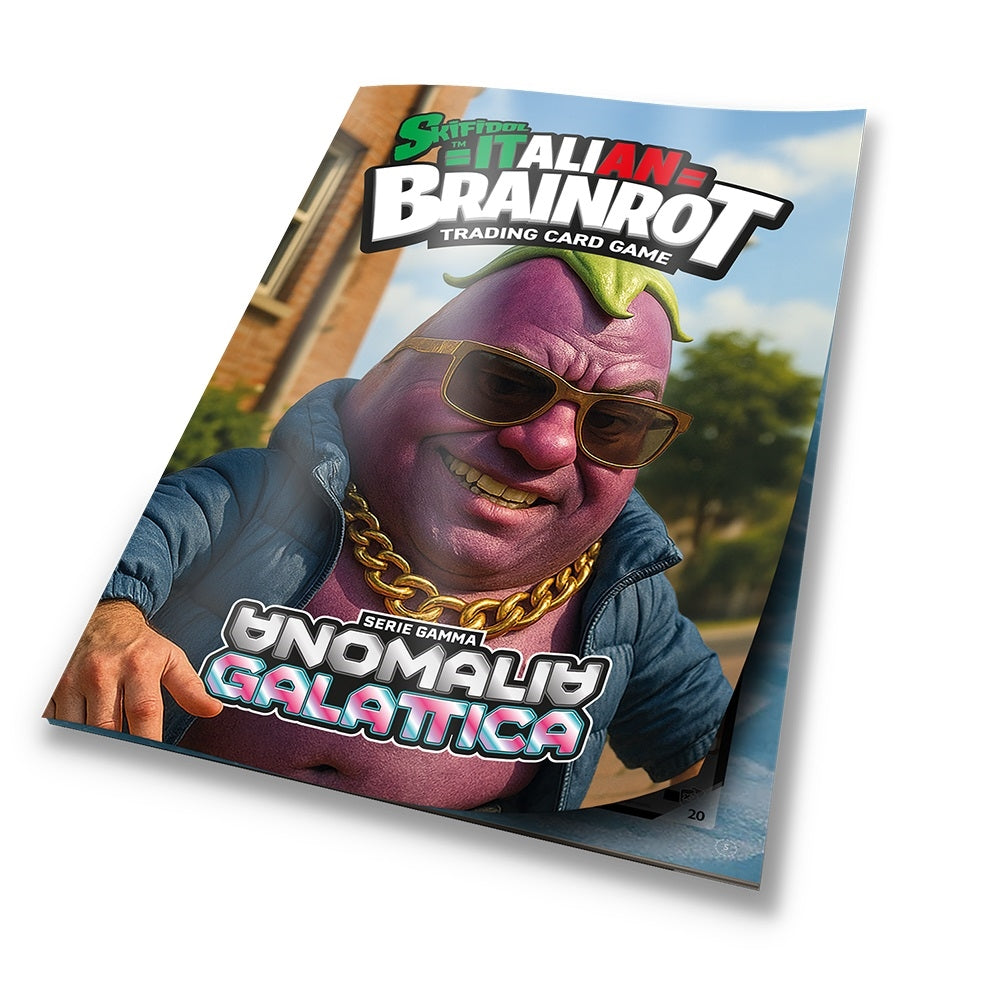 SKIFIDOL Italian Brainrot Album Serie 3 Gamma Anomalia Galattica + bustina 7 carte Serie 3 Gamma - Disponibile in 2/3 giorni lavorativi Skifidol