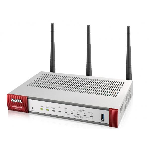 ZYXEL FIREWALL VPN SECURITY GATEWAY 20W, 1xWAN, 4xLAN, 1xSFP, 1xUSB, VPN: 10 IPSec/L2TP, 5 SSLVPN - Disponibile in 3-4 giorni lavorativi