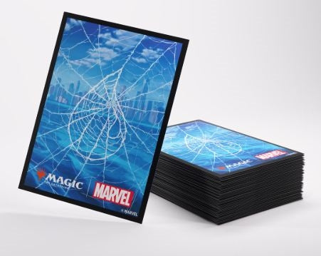 GAMEGENIC Magic: The Gathering - Marvel's Spider-Man - Premium Art Sleeves - Spider-Man Island - Disponibile in 2/3 giorni lavorativi Gamegenic