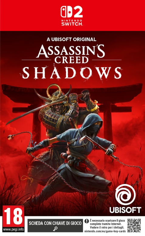 Switch 2 Assassin’s Creed Shadows (keycard) - Disponibile in 2/3 giorni lavorativi Ubisoft