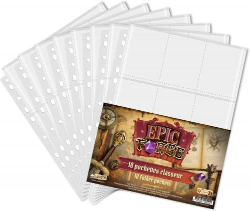 EPIC FORGE  Pack of 10-9 pockets pages Trade Invaders