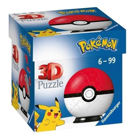RAVENSBURGER Pokeball rossa3D Puzzleball 54 pezzi Ravensburger