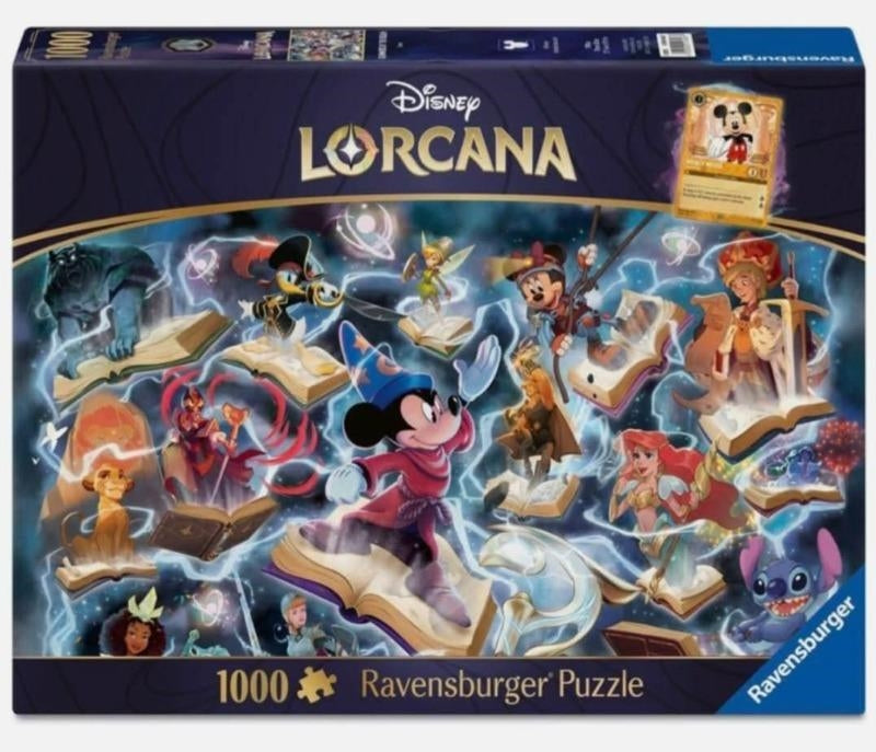 RAVENSBURGER LORCANA Glimmers of the Realm : Steel 1000 pz Ravensburger