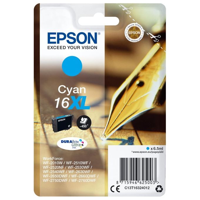 Epson Cartuccia Ciano 16 xl p Cruciverba - Disponibile in 3-4 giorni lavorativi