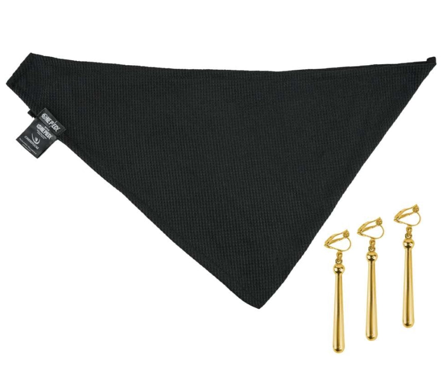 CINEREPLICAS 103485 - Set di bandana e orecchini : "ZORO Cinereplicas