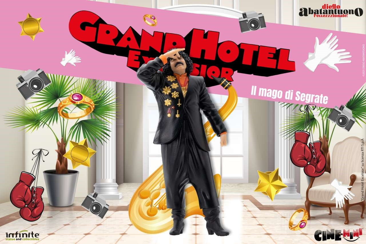 106531 - Diego Abatantuono "il Mago Di Segrate" Cine-mini Pvc Infinite Statue