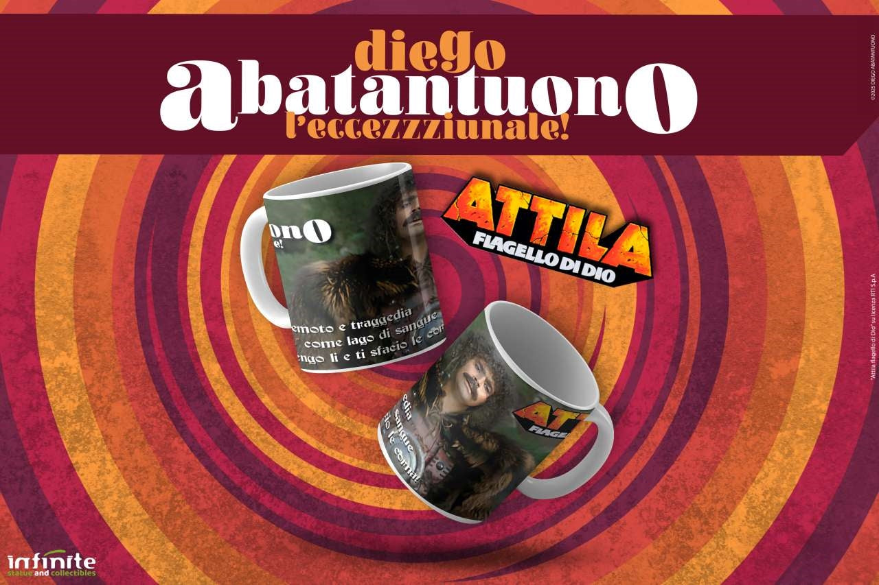 109679 - Diego abatantuono attila tazza Infinite Statue