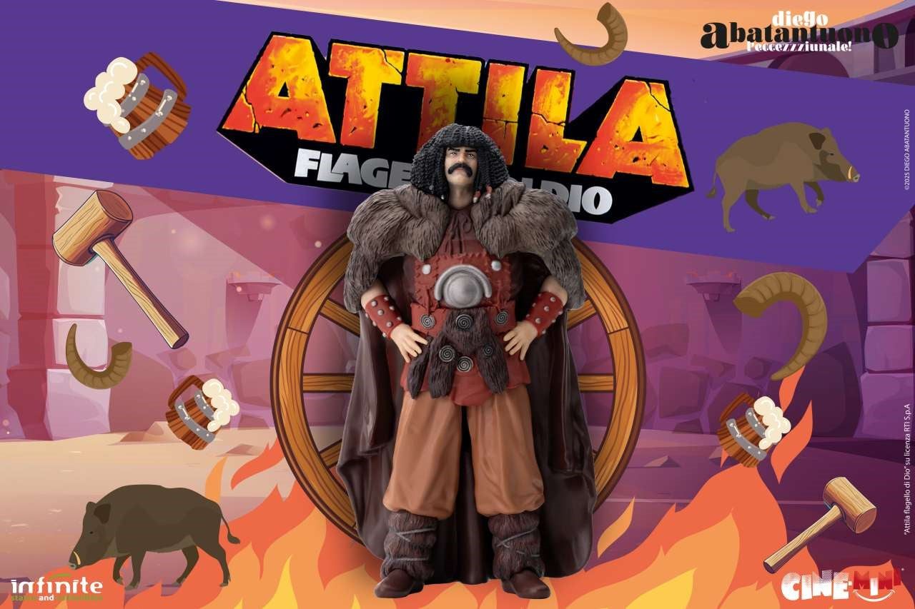 106530 - Diego abatantuono attila il flagello di dio cine-mini pvc Infinite Statue