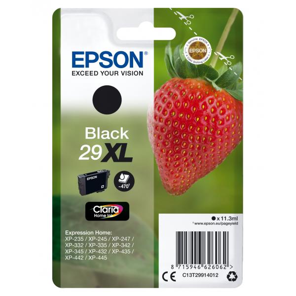 EPSON T29914012 INK BK XL - Disponibile in 3-4 giorni lavorativi