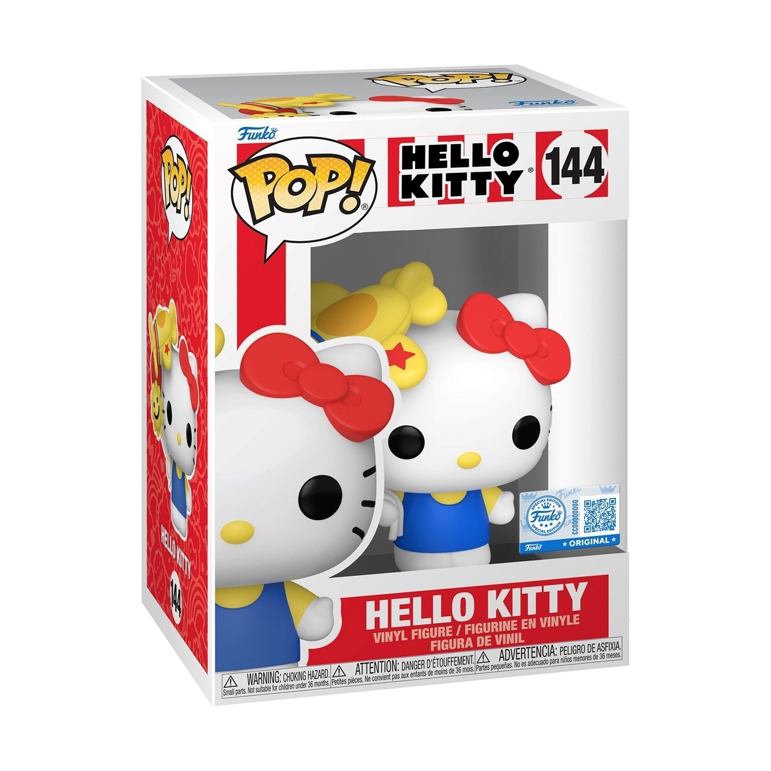 FUNKO POP Sanrio: Hello Kitty - 144 Hello Kitty in Plane (Exclusive) 9 cm - Disponibile in 2/3 giorni lavorativi Funko