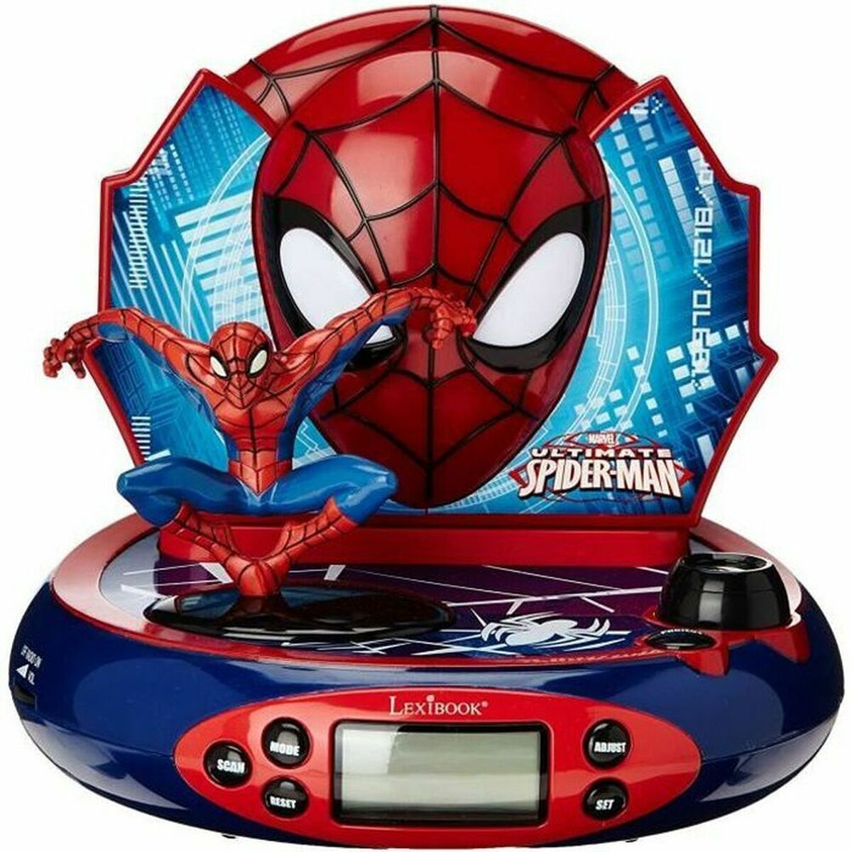 Orologio Sveglia Lexibook Spider-Man Proiettore - Disponibile in 3-4 giorni lavorativi