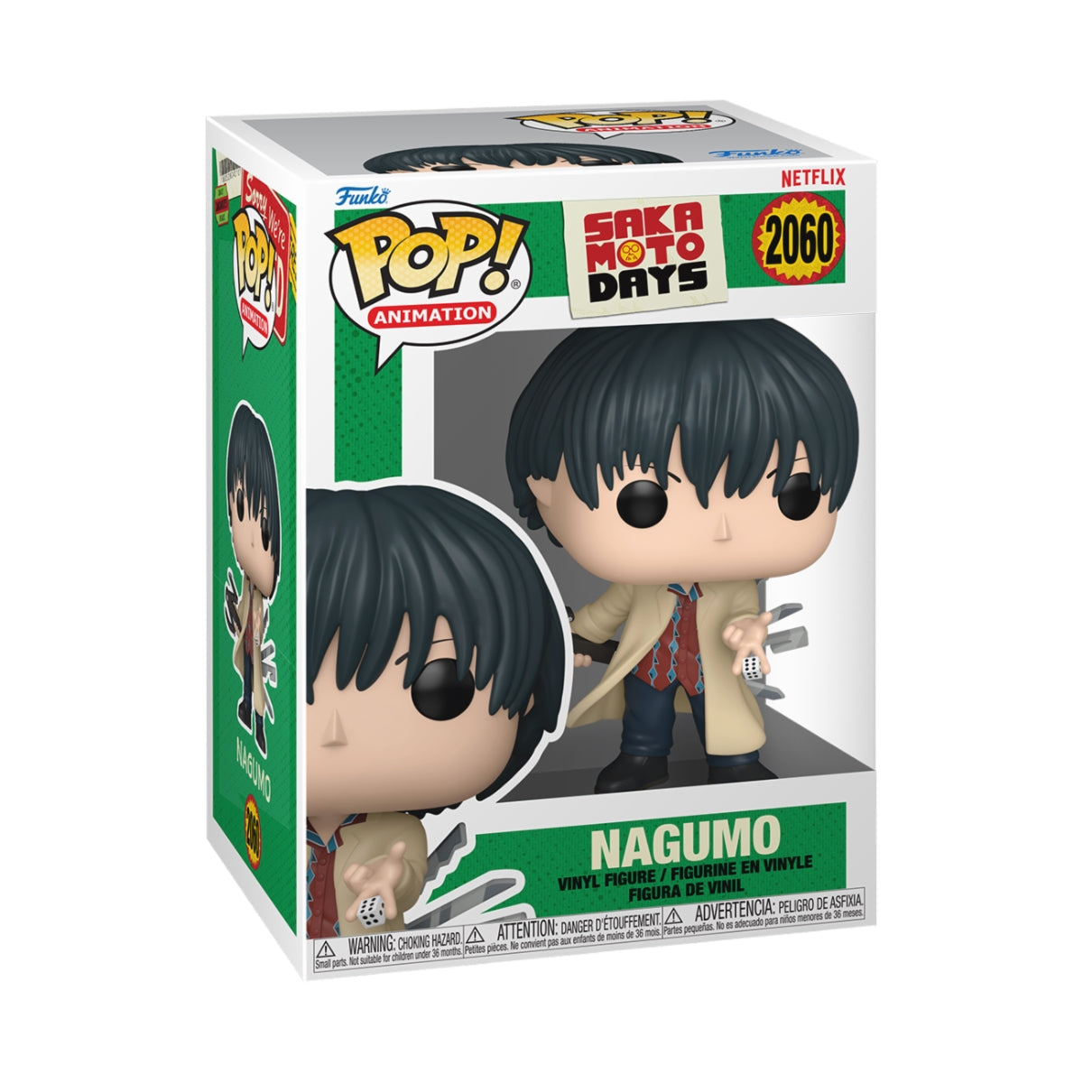 FUNKO POP Animation: Sakamoto Days- Yoichi Nagumo 9 cm Funko