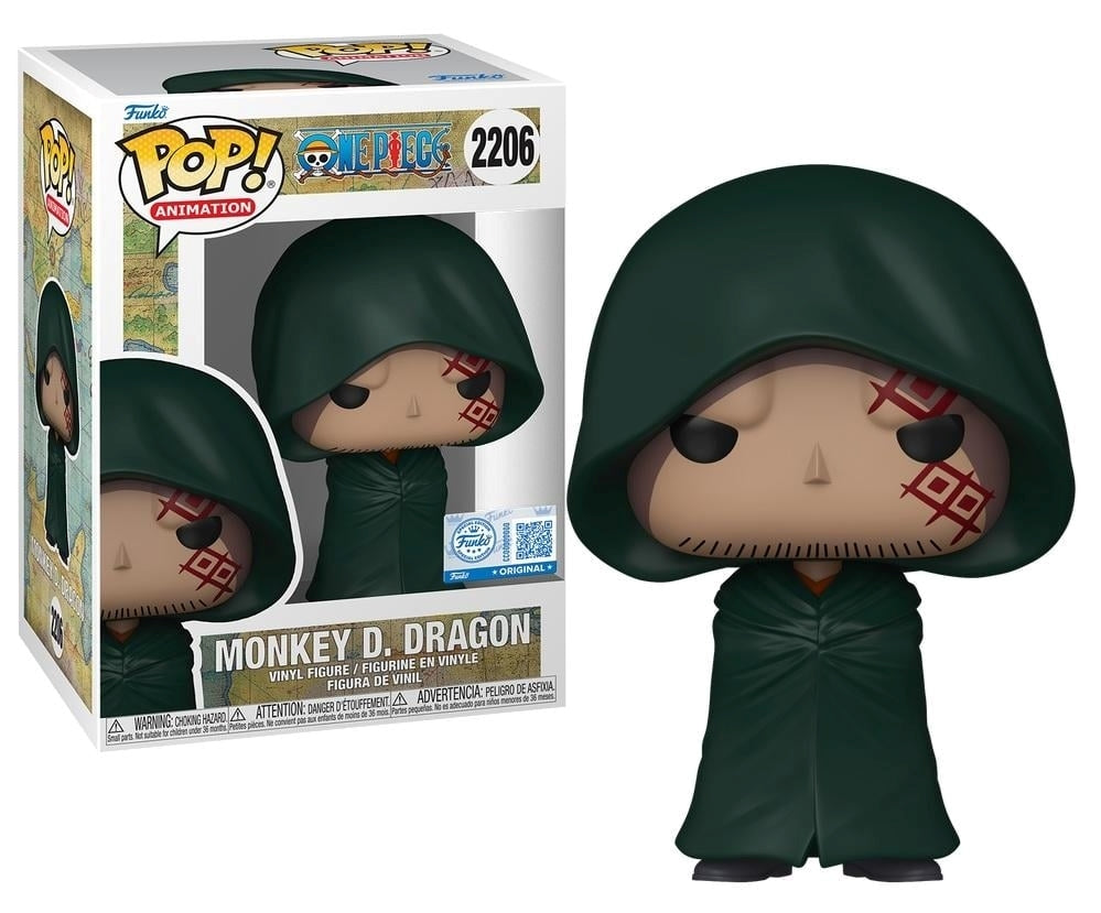 FUNKO POP Animation: One Piece - Monkey D. Dragon W/Chase (Exclusive) 9 cm Funko