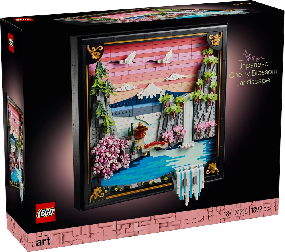 LEGO 31218 ART - Paesaggio giapponese con ciliegi fioriti LEGO