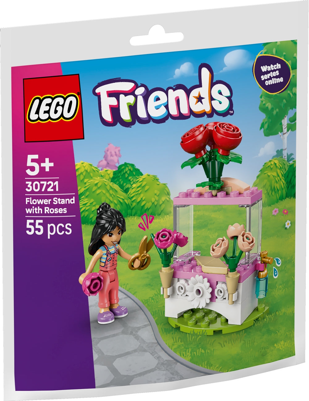 LEGO 30721 Friends - Bancarella di fiori con rose LEGO