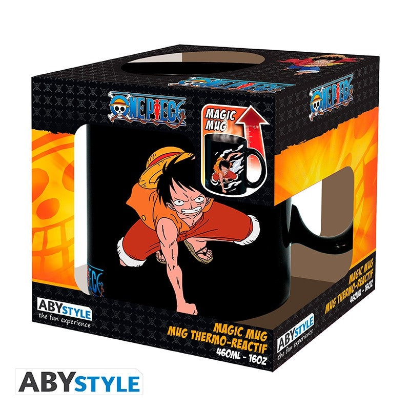 ABYSTYLE ONE PIECE -  Tazza Termica 460 ml: "Luffy & Ace Abystyle