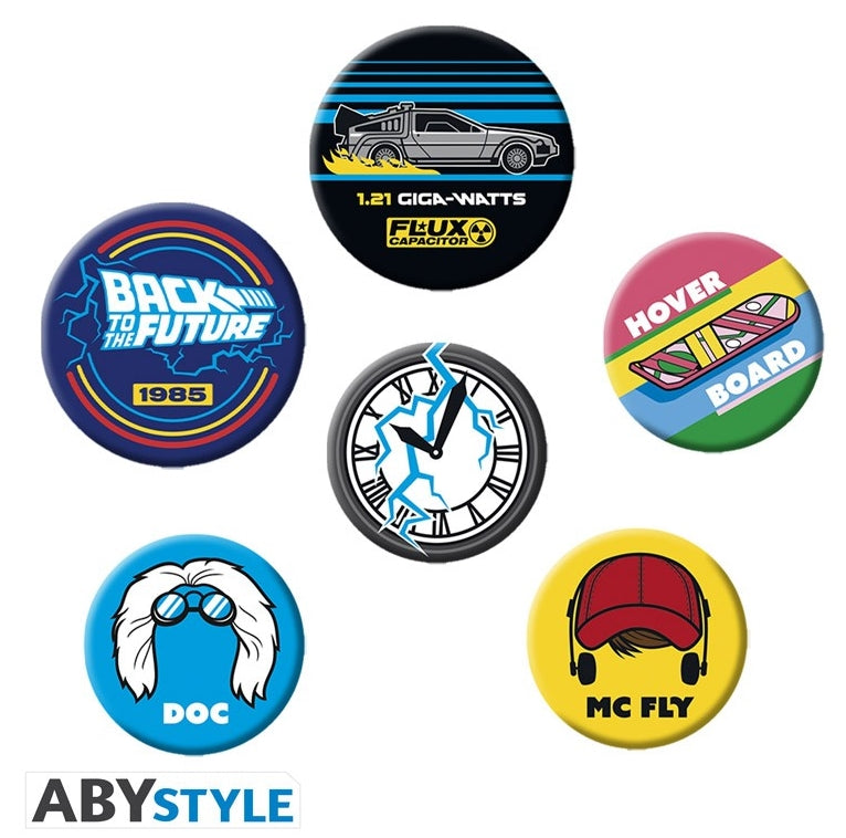 ABYSTYLE BACK TO THE FUTURE - Set di Spille: "Symbols Abystyle