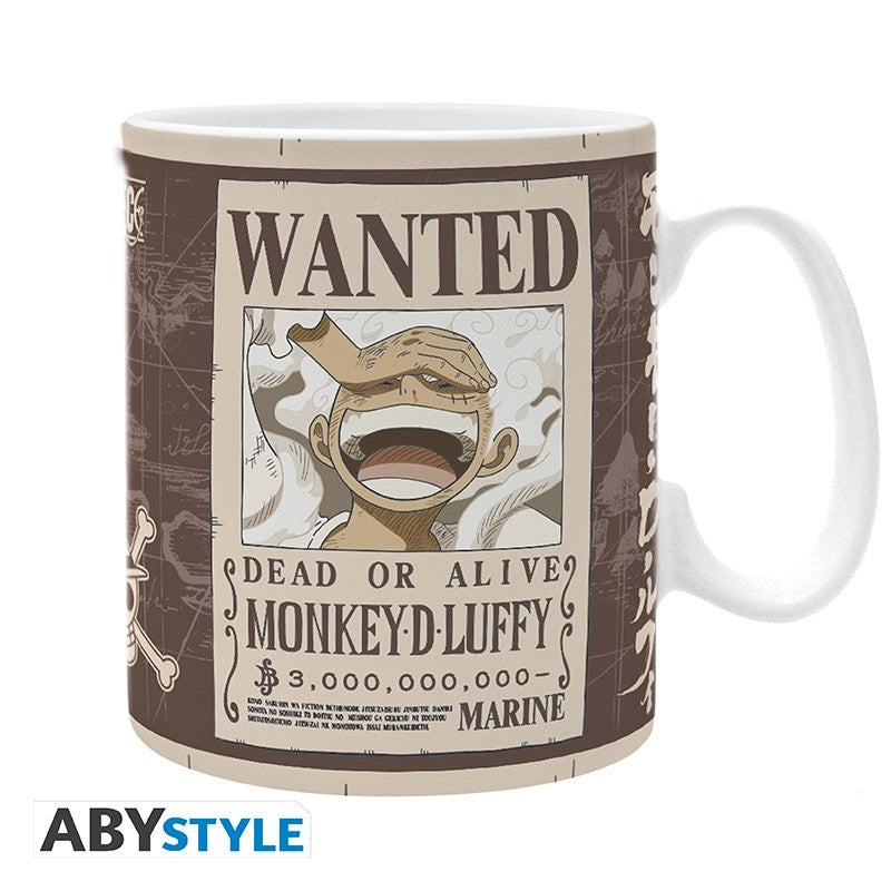 ABYSTYLE ONE PIECE - Tazza 460 ml: "Luffy Wanted Abystyle