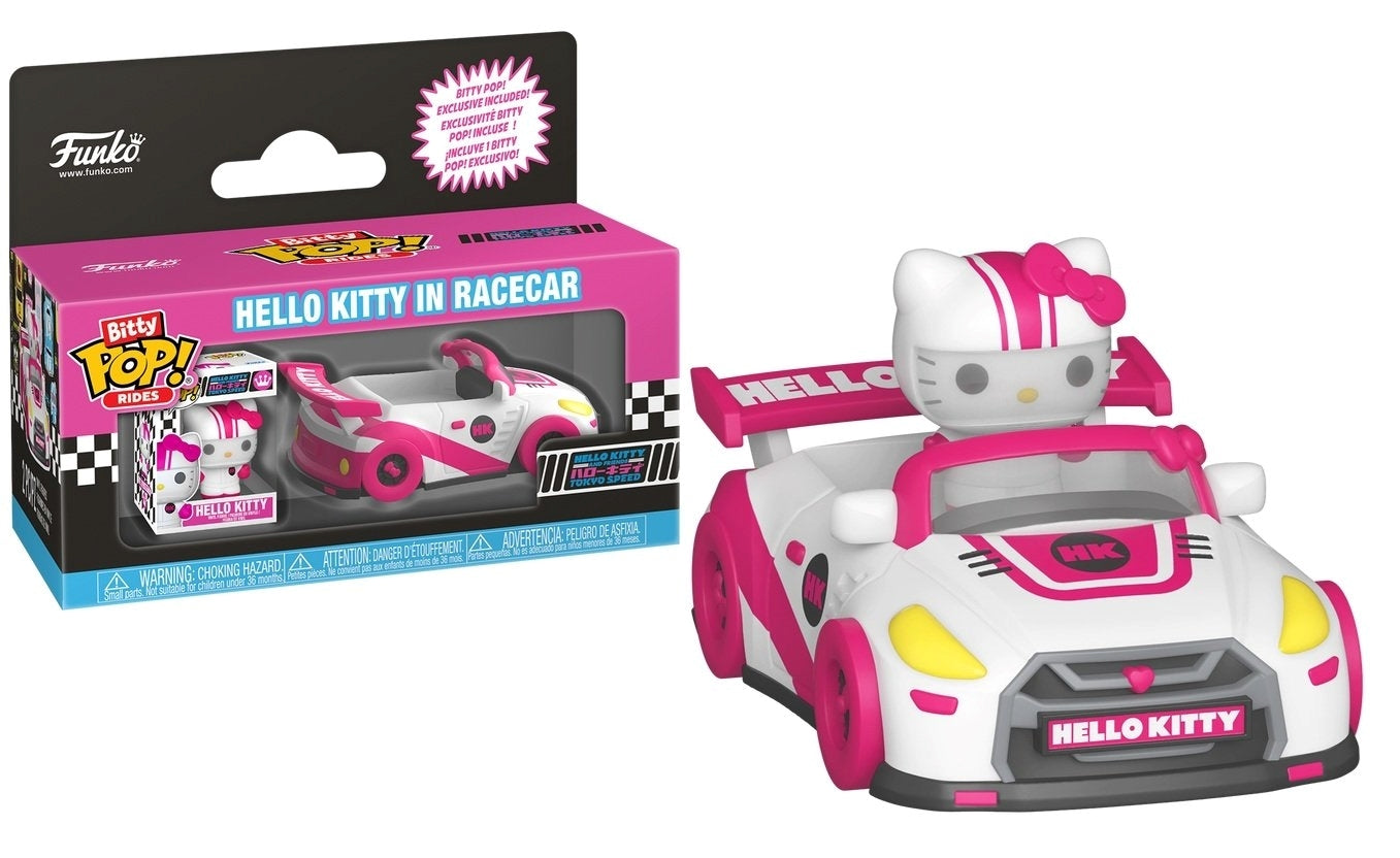FUNKO Bitty POP Ride Sanrio - Racecar With Hello Kitty Funko