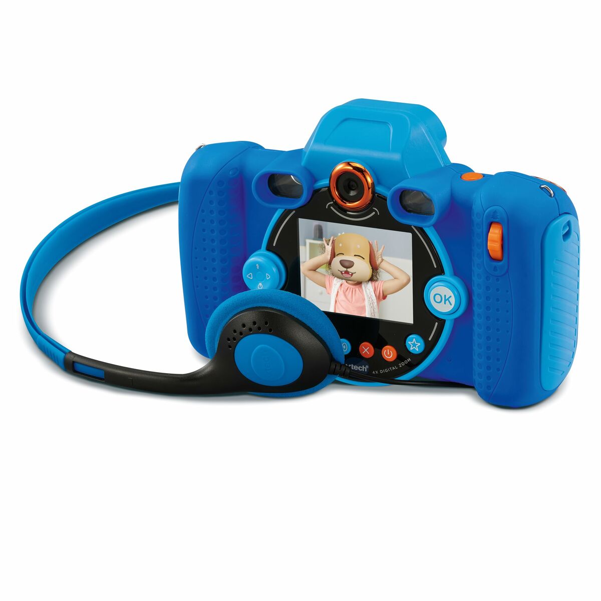 Macchina fotografica giocattolo per bambini Vtech Kidizoom Duo DX Azzurro - Disponibile in 3-4 giorni lavorativi