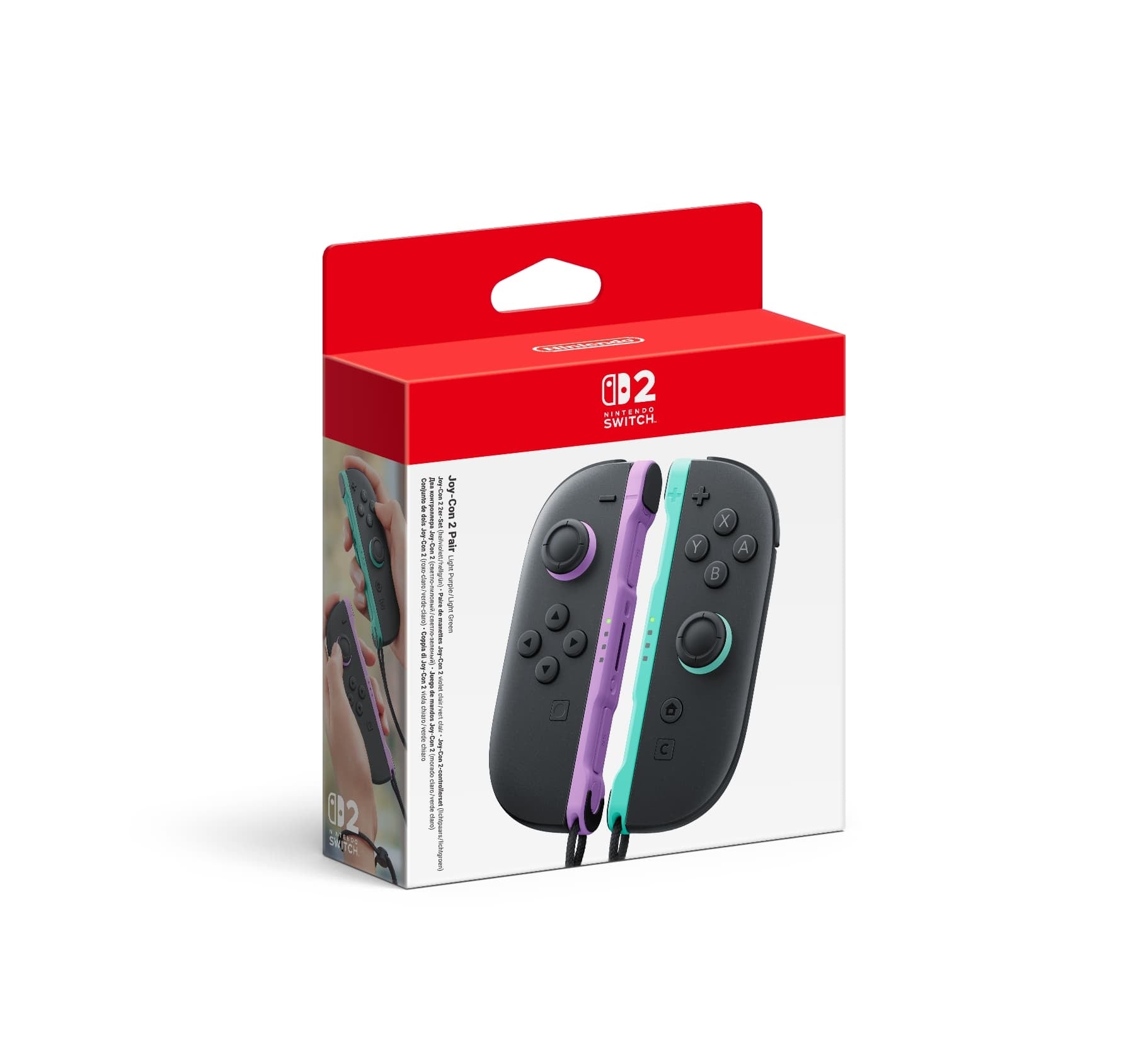 NINTENDO CONTROLLER BEE JOY-CON 2 VIOLA CHIARO / VERDE CHIARO Nintendo Accessori