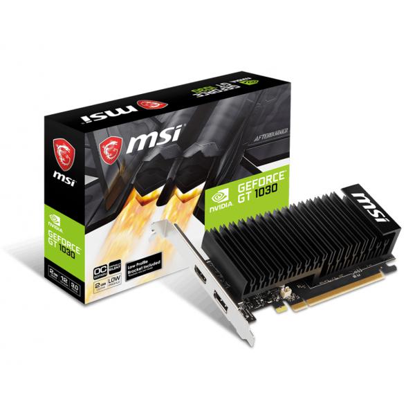 MSI GT 1030 2GHD4 LP OC - Grafikkarten - GF GT 1030 - 2 GB DDR4 - PCI Express 3.0 x16 (x4-Modus) GameSIDE&Tech